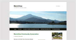 Desktop Screenshot of marinview94941.com